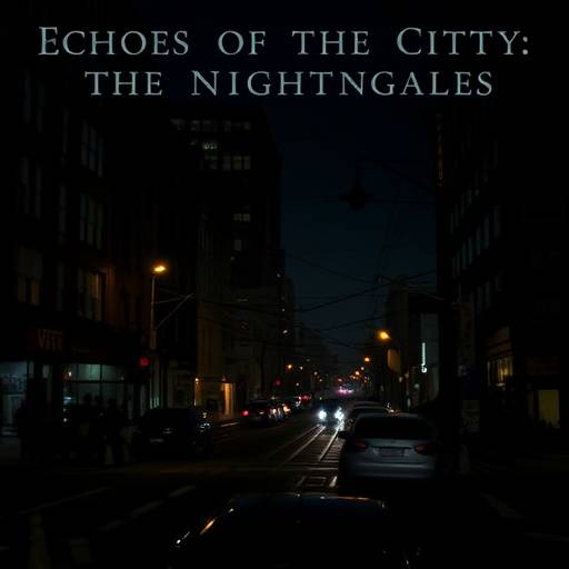 Album Cover Artwork: 'Echoes of the City' by The Nightingales