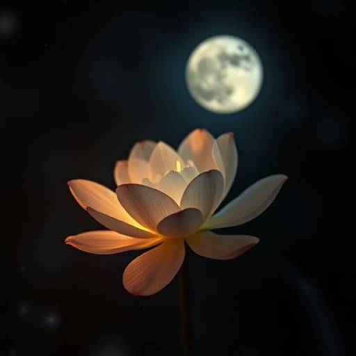 Album Cover Artwork: 'Midnight Bloom' by Luna Sparks